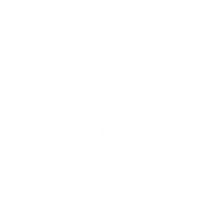 Grateful Thankful Blessed Gift Thanksgiving Zip Tote Bag