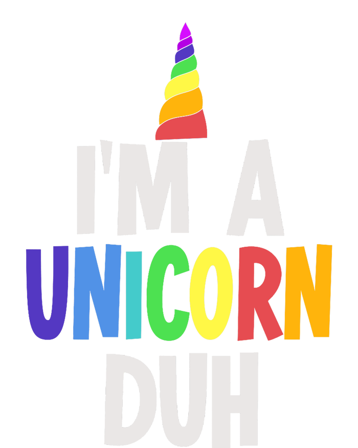 Im A Unicorn Duh Halloween Costume Women's Crop Top Tee