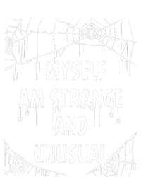 I Myself Am Strange Unusual Spooky Spider Halloween 80s 90s Long Sleeve Pajama Set