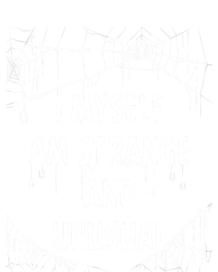 I Myself Am Strange Unusual Spooky Spider Halloween 80s 90s Long Sleeve Pajama Set