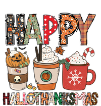 Happy Hallothanksmas Cute Coffee Pumkin Cool Gift T-Shirt