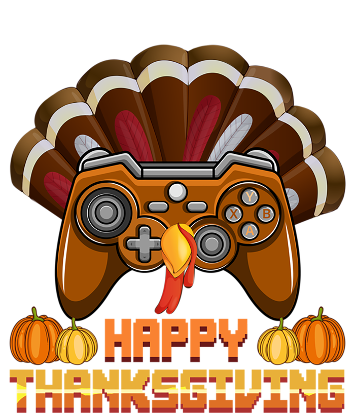 Happy Thanksgaming Cute Video Game Controller Thanksgiving Gift Canvas