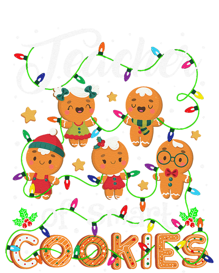 Christmas Teacher Of Smart Cookies Gingerbread Xmas Teacher Gift T-Shirt