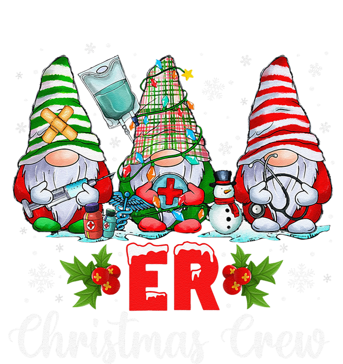 Er Nurse Squad Gnomies Nurse Christmas Gnomes Crew Xmas T-Shirt