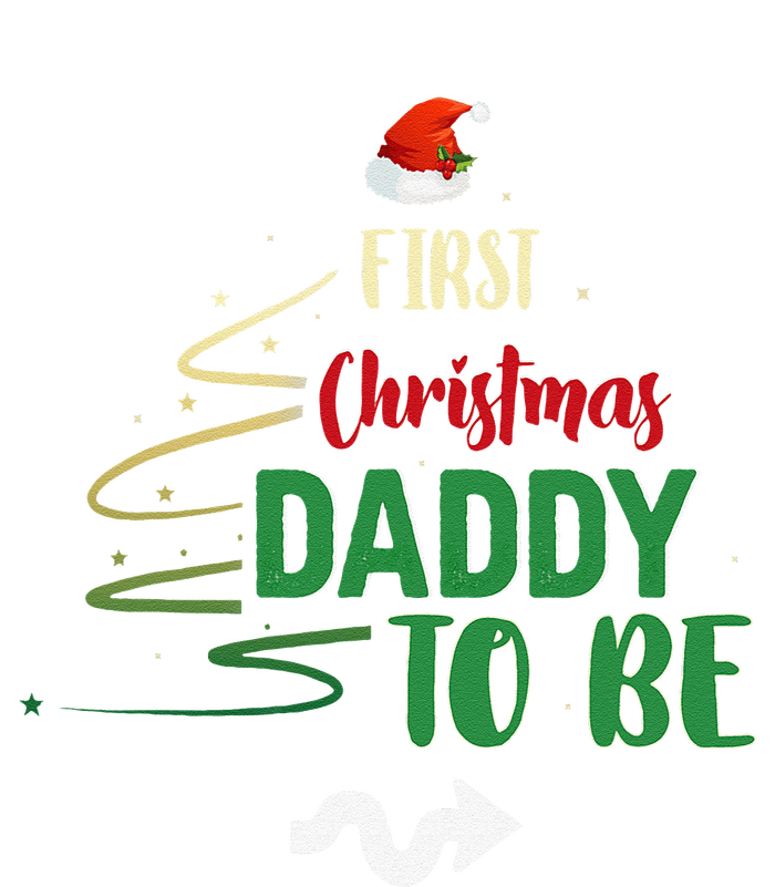 First Christmas Daddy To Be Pregnancy Announcement Gifts Funny T-Shirt