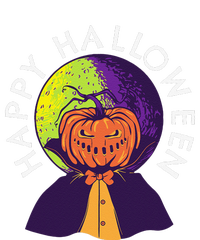 Happy Halloween Spooky Pumpkin Head In Full Moon T-Shirt