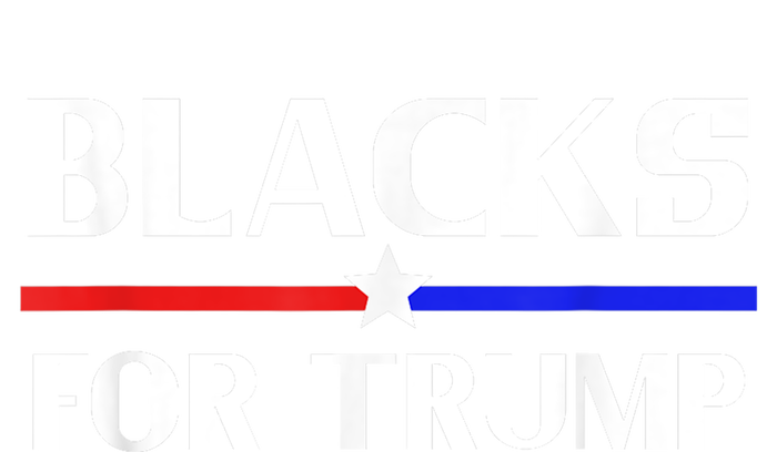 BLACKS FOR TRUMP SHIRTS 2024 Performance Long Sleeve Polo