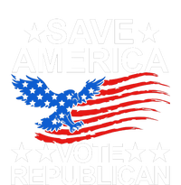 Save America Vote Republican Proud Conservative American Tie-Dye T-Shirt