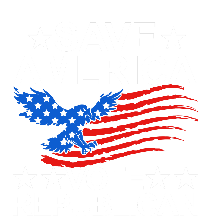 Save America Vote Republican Proud Conservative American Tie-Dye T-Shirt