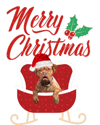 Bordeaux Dog Merry Christmas Design For The Holiday Season! T-Shirt