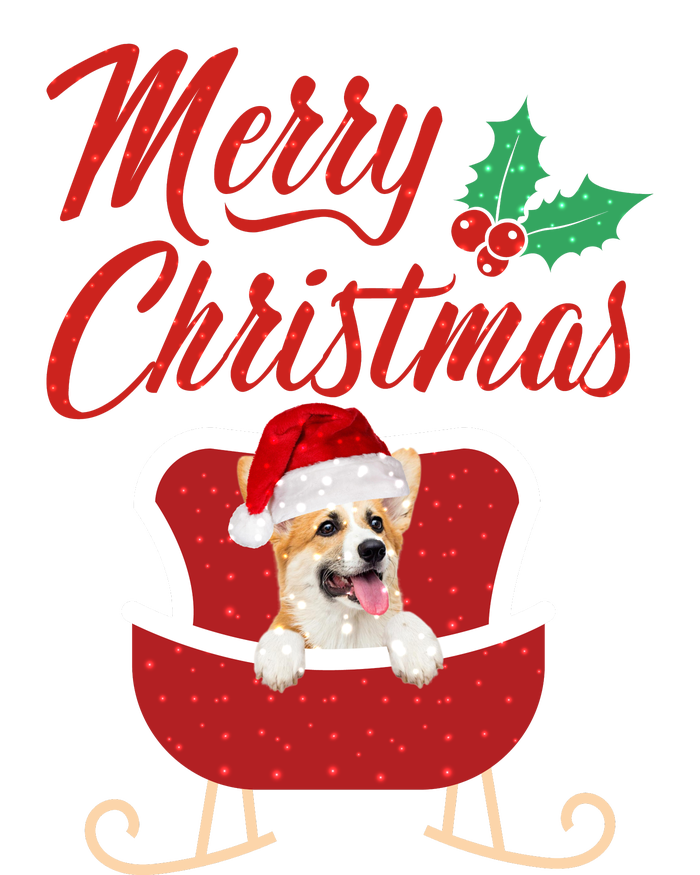 Corgi Dog Merry Christmas Design For The Holiday Season! T-Shirt