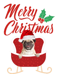 Pug Dog Merry Christmas Design For The Holiday Season! Ladies Essential Tank