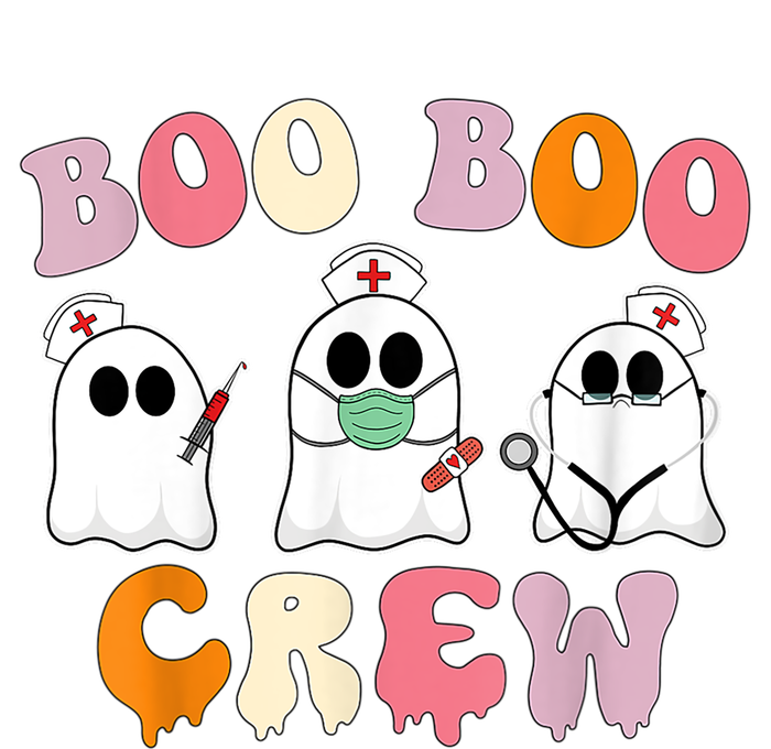 Nurse Halloween Cool Gift Boo Boo Crew Nurse Groovy Cute Gift T-Shirt