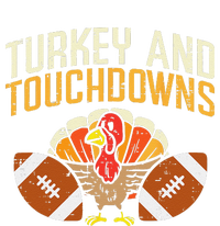 Turkey And Touchdowns American Football Thanksgiving Season T-Shirt