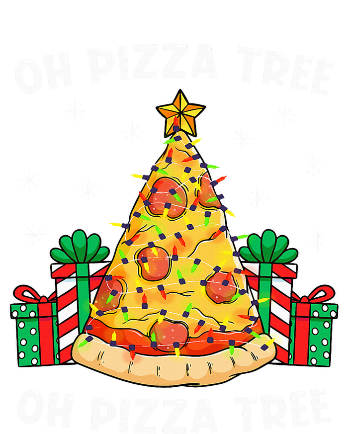 Oh Pizza Tree Xmas Food Present Christmas Pizza Tree Kids Long Sleeve Shirt