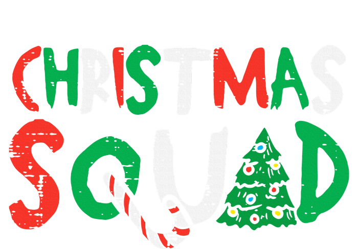 Christmas Squad Xmas Christmas Family Friend Women's Knotted Racerback Tank