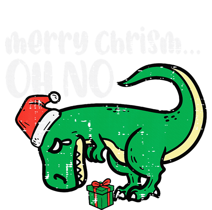 Merry Christmas Oh No Trex Funny Xmas Dino T-Shirt