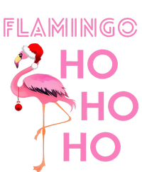 Christmas Winter Season Holiday Flamingo Ho Ho Xmas Women's Crop Top Tee