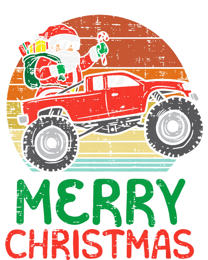 Merry Christmas Santa Monster Truck Xmas T-Shirt