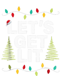 Let's Get Lit Funny Christmas Drinking Xmas Lights Kids Long Sleeve Shirt