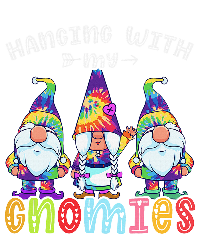 Hanging With Gnomies Gnome Merry Christmas Tie Dye Pajamas T-Shirt