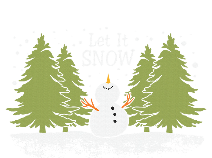 Christmas let it snow snowman winnter xmas  PosiCharge Competitor Tank