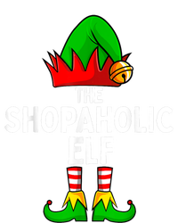 The Shopaholic Elf Funny Christmas Matching Family Baby Bodysuit