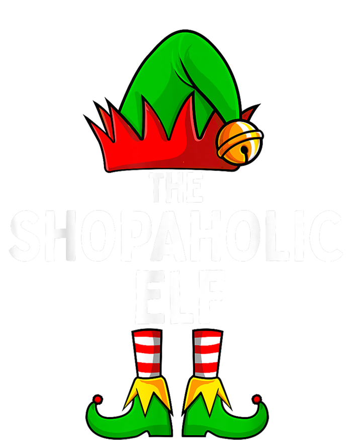 The Shopaholic Elf Funny Christmas Matching Family Baby Bodysuit