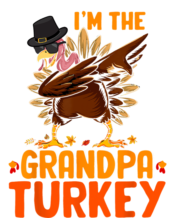 Im The Grandpa Turkey Thanksgiving Dabbing Turkey Family Funny Gift Poster