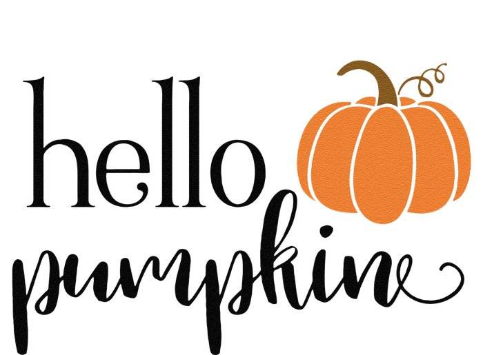 Cute Hello Pumpkin Thanksgiving Autumn Fall Leaves Design Funny Magnet