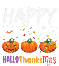 Happy Hallothanksmas Pumpkin Halloween Thanksgiving Xmas Women's T-Shirt