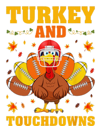 Funny Thanksgiving Turkey And Touchdowns Tank Top