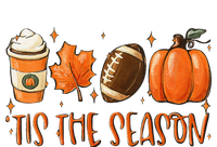 Funny Tis The Season Pumpkin Leaf Latte Fall Thanksgiving Football Magnet