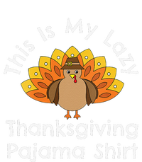 Funny Turkey Day This Is My Lazy Thanksgiving Pajama Tie-Dye T-Shirt