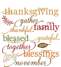 Thankful Blessings Thanksgiving Family Toddler Sweatshirt