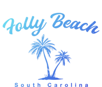 Folly Beach South Carolina Summer Sc Tropical Charleston Gift Women's Tri-Blend 3/4-Sleeve Raglan Shirt