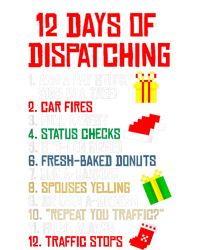 12 Days Of Dispatching Christmas Pajama Xmas Dispatcher Baby Long Sleeve Bodysuit