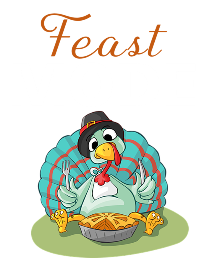 Funny Feast Mode Holiday Gobble Thanksgiving Gift Turkey Gift Kids T-Shirt