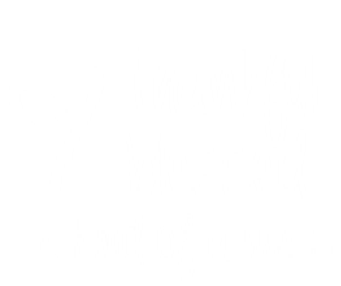 Thankful Blessed Kind Of A Mess Gift Softstyle Adult Sport Polo