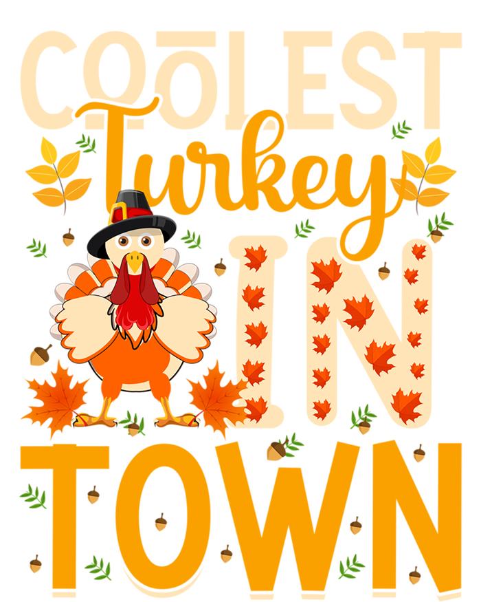 Funny Thanksgiving Turkey Coolest Turkey In Town Gift Bumper Sticker