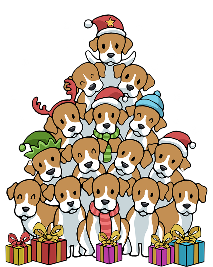 Beagle Christmas Tree Cool Gift T-Shirt