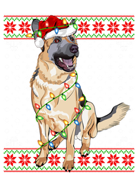 Christmas Dog Lighting Ugly Sweater Ger Shepherd Dog Xmas Cool Gift T-Shirt