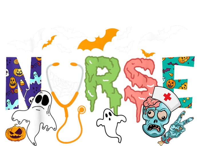 Cute Halloween Nurse Tees Nursing Zombie Halloween Kids Hoodie