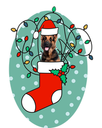 Christmas Stocking Dog Ger Shepherd Meaningful Gift T-Shirt