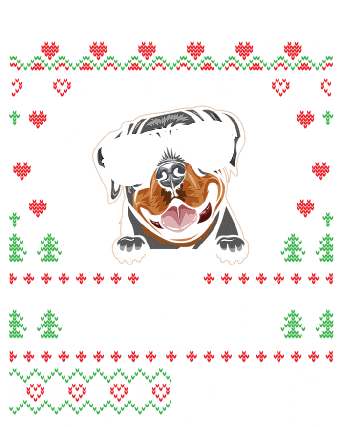 Circle Of Trust My Rottweiler Funny Ugly Christmas Gift T-Shirt