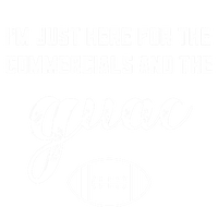 Im Just Here For The Commercials And Guac Lover Snacks Food Funny Gift Stripe Pom Pom Beanie