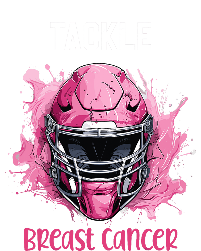 Tackle Breast Cancer Awareness Pink Ribbon Football Boy Kids Kids Hoodie