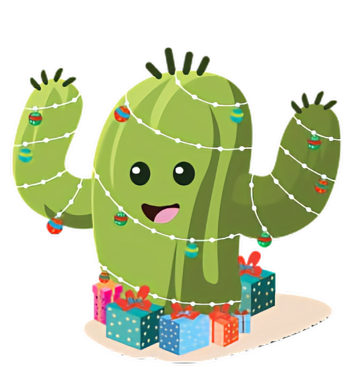 Cactus Christmas Tree Kids T-Shirt