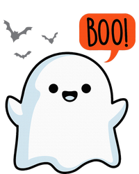 Ghost Saying Boo Spooky Halloween Cute T-Shirt