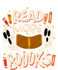 Funny Halloween Reading Quote READ MORE BOOKS Pun Teacher Youth Performance Sprint T-Shirt